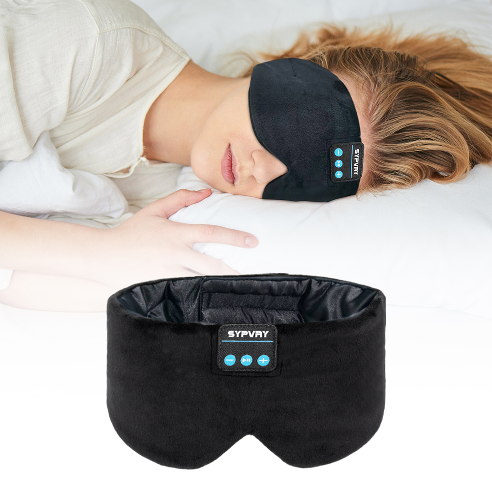 Sleep Mask Headphones Bluetooth - Headphone Bluetooth Masker untuk Tidur Perjalanan