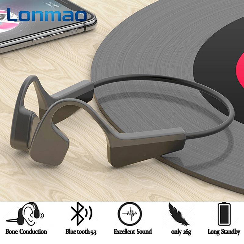 Bone Conduction Running Headphones - Earphone Nirkabel Konduktif Tulang Bluetooth 5.3