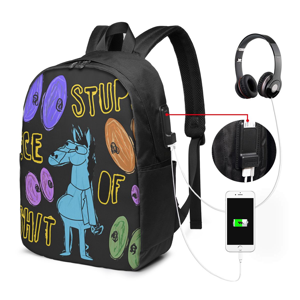 Laptops - Kartun Bojack Horseman Stupid Piece Of