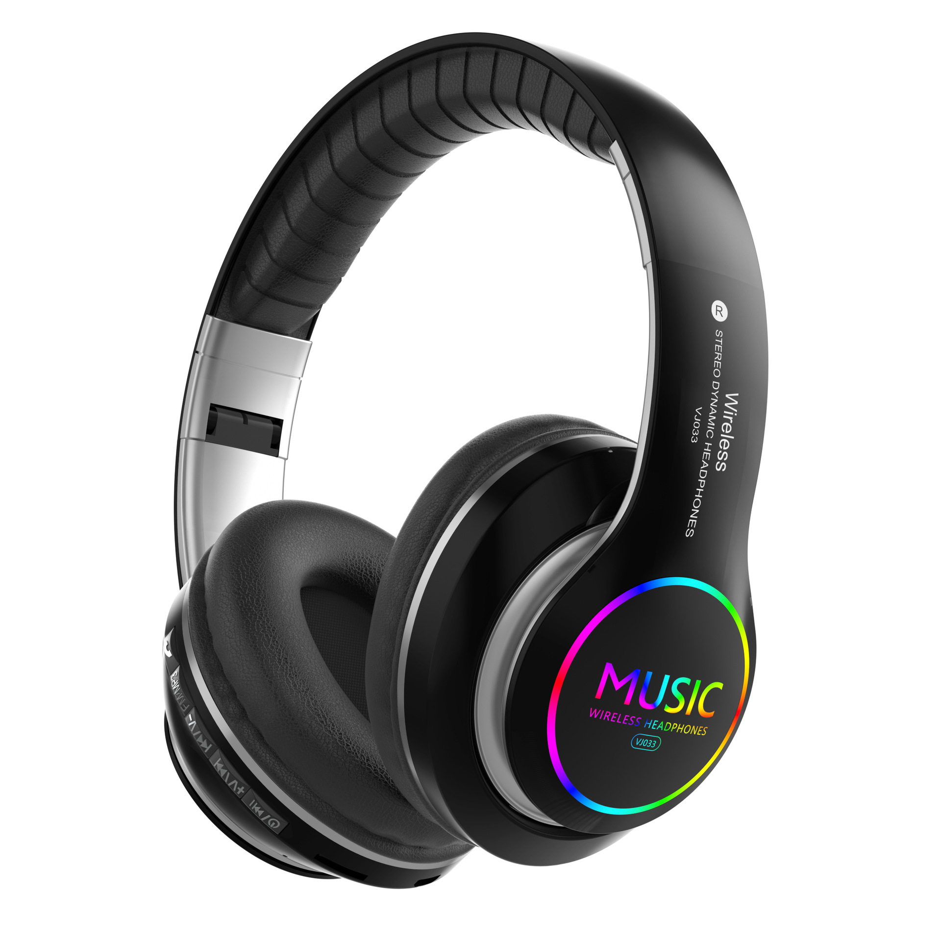 Headphone RGB Bluetooth 5.0 Ni - Anc Wireless Over Ear Headphones ulasan dan harga