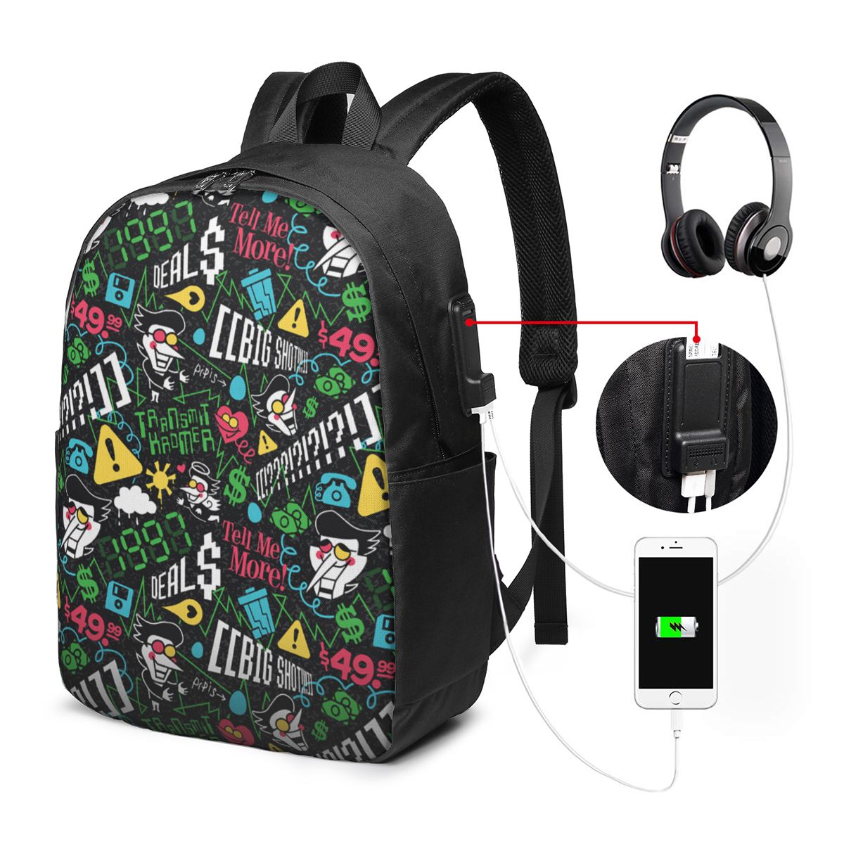 Deltarune SPAMTON G Ransel Tas - Laptops ulasan dan harga
