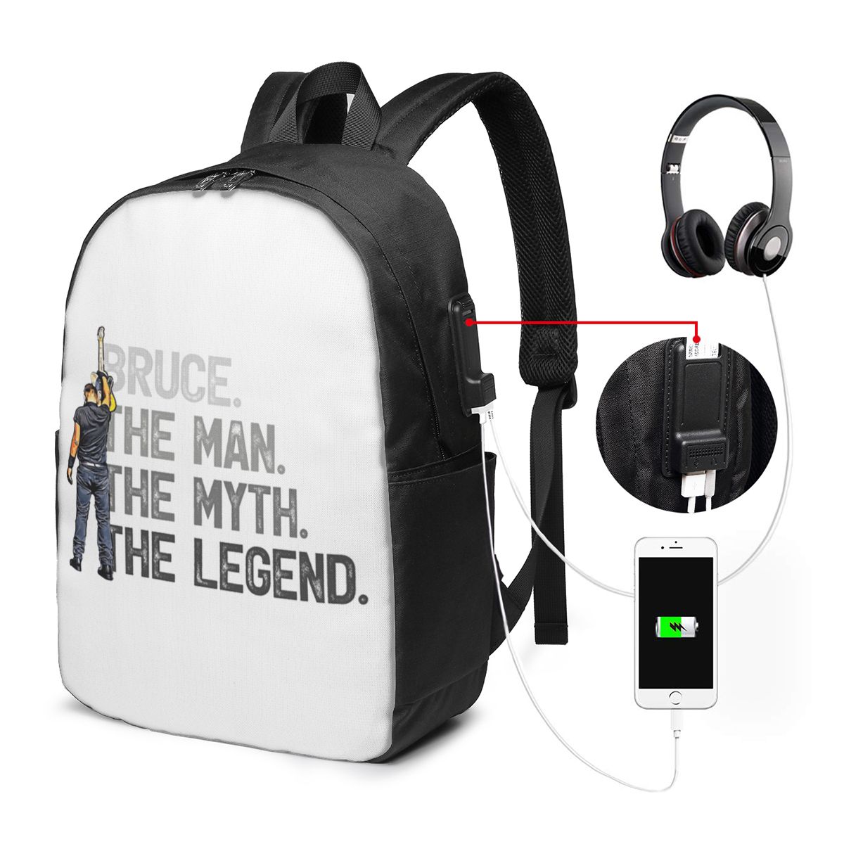 Bruce Springsteen Backpack Tra - Laptops ulasan dan harga