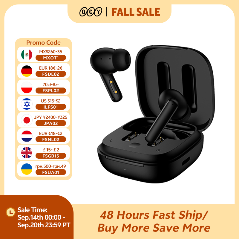 QCY T13 ANC earphone nirkabel  - Tws Earbuds Bluetooth 5.3 ulasan dan harga