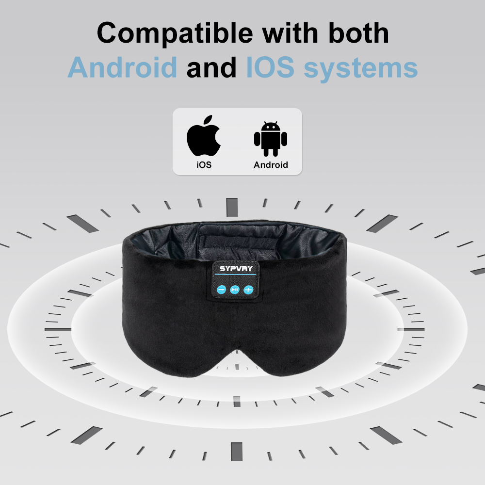 Headphone Bluetooth Masker unt - Sleep Mask Headphones Bluetooth ulasan dan harga
