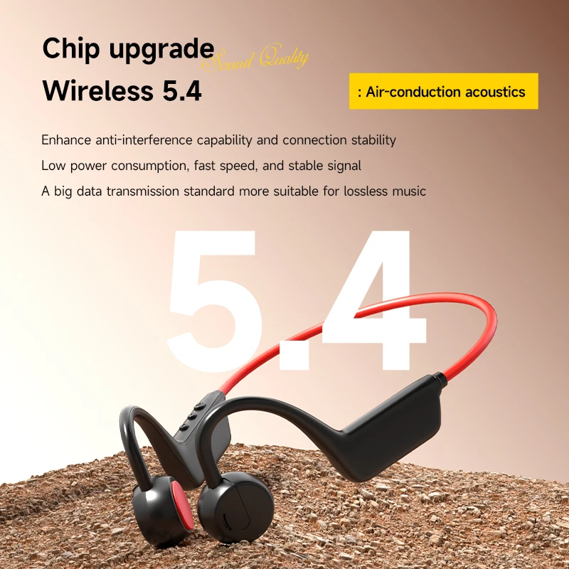 Headset Konduksi Tulang Lenovo - Bone Conduction Running Headphones ulasan dan harga