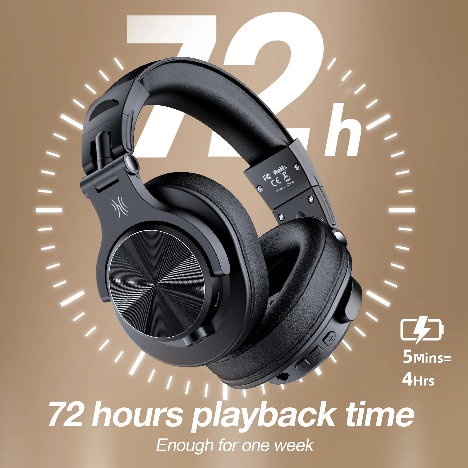 Oneodio Fusion A70 Headphone B - Anc Wireless Over Ear Headphones ulasan dan harga