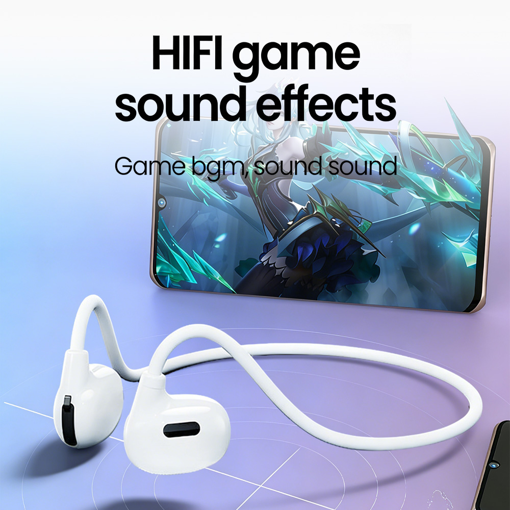 OWS Headphone Bluetooth Nirkab - Bone Conduction Running Headphones ulasan dan harga