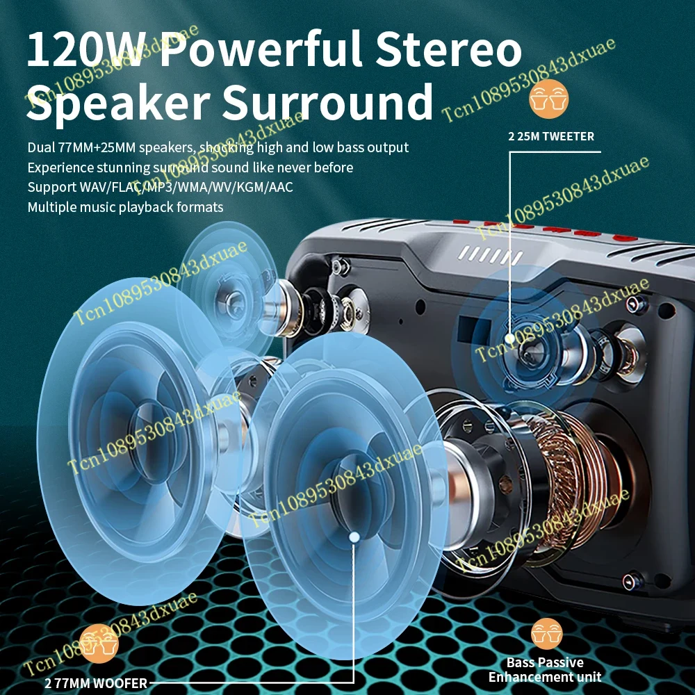 Speaker Bluetooth Portabel X10 - Portable Bluetooth Speaker Waterproof Ipx7 ulasan dan harga
