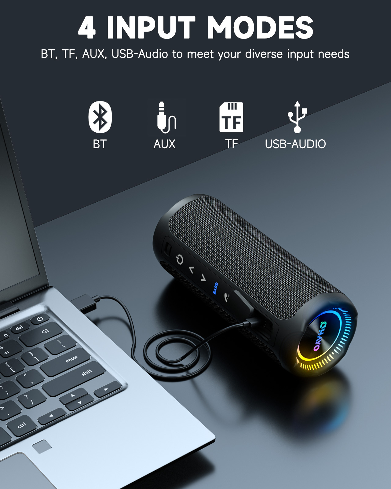 OHAYO X10MAX Speaker Bluetooth - Portable Bluetooth Speaker Waterproof Ipx7 ulasan dan harga
