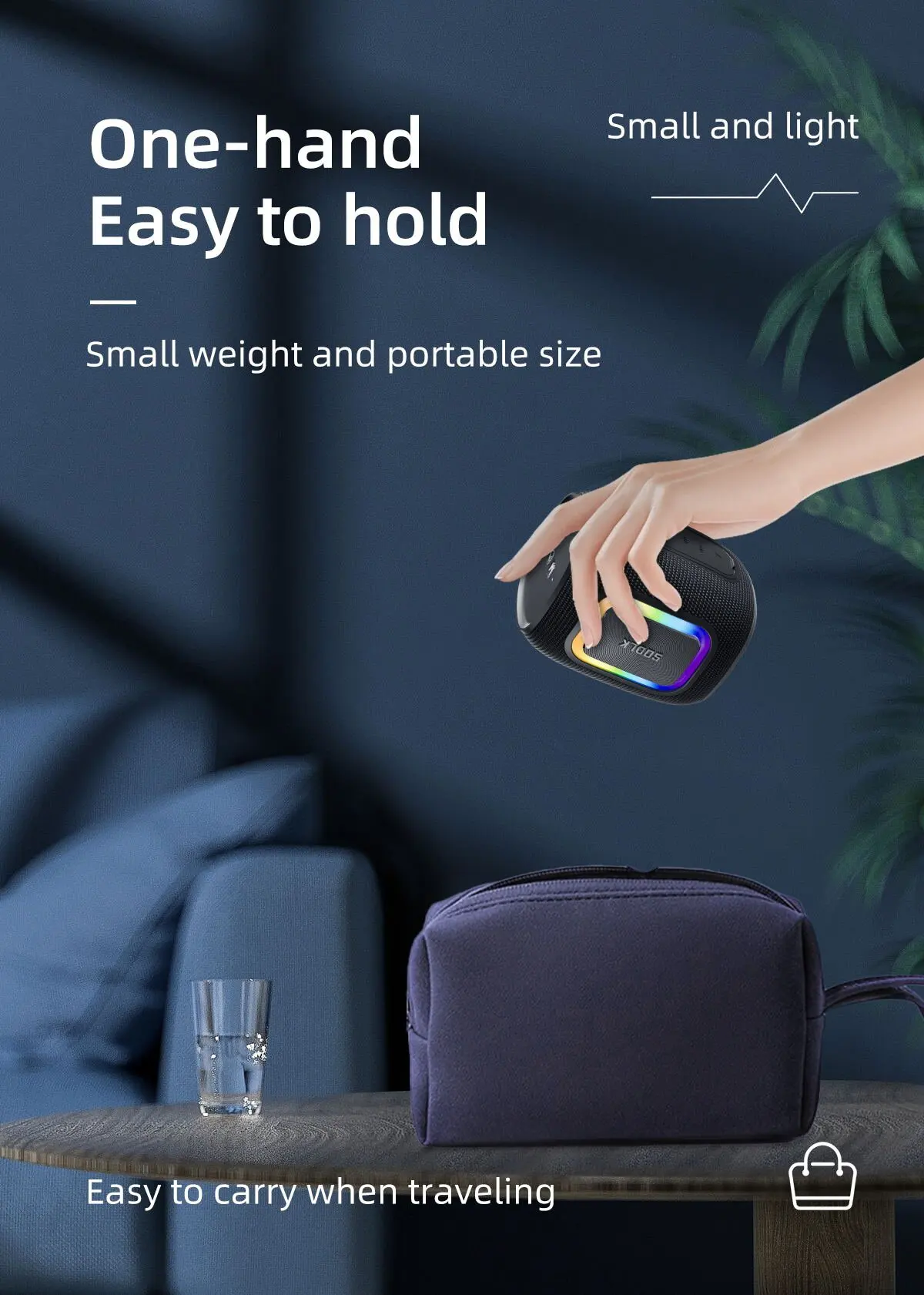 SODLK T26 Speaker Bluetooth Mi - Portable Bluetooth Speaker Waterproof Ipx7 ulasan dan harga