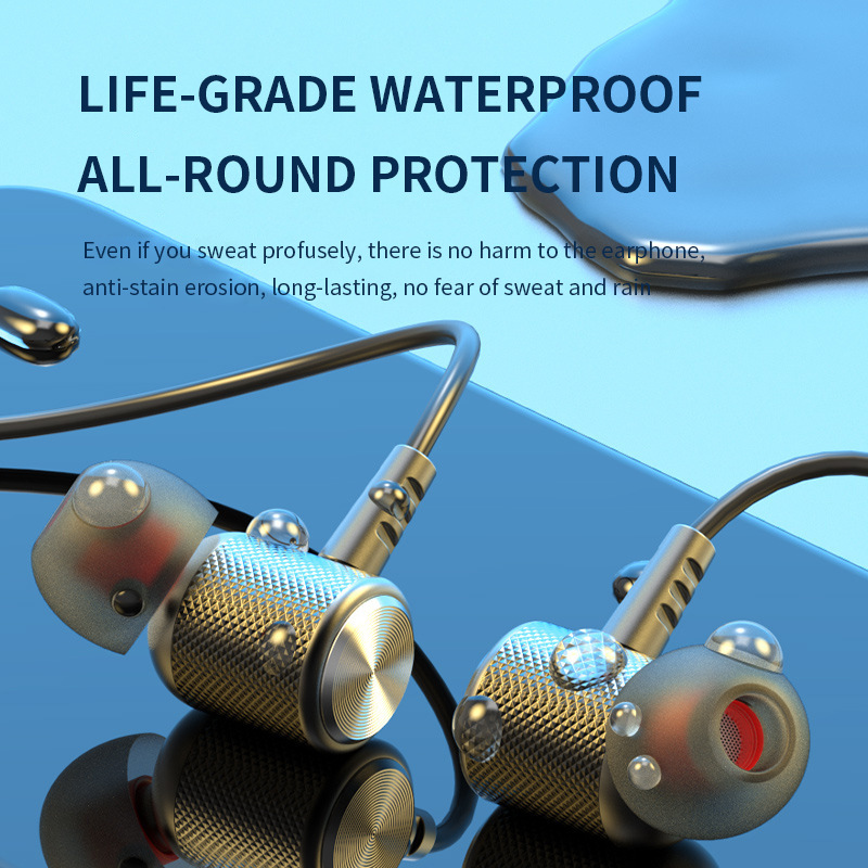 Earphone Bluetooth 5.0 Neckban - Magnetic Neckband Sports Earphones ulasan dan harga