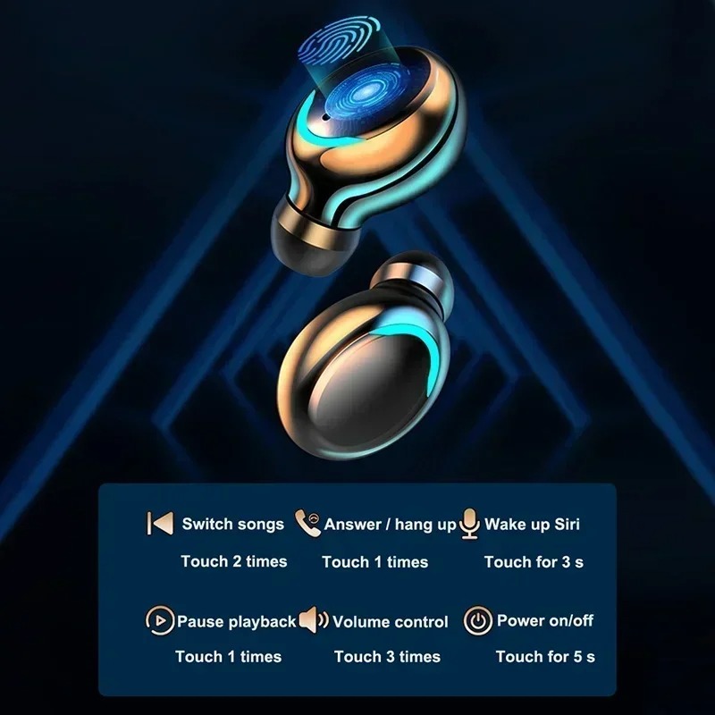 Headphone Bluetooth F9 Baru, S - Tws Earbuds Bluetooth 5.3 ulasan dan harga